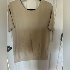 Short sleeve tunic with front pocket